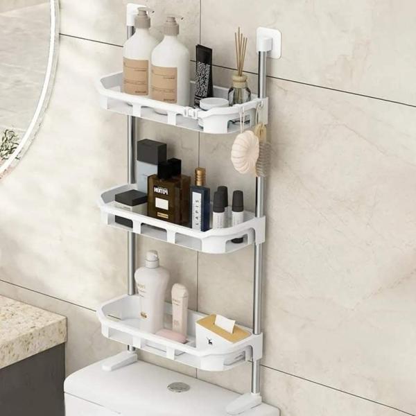 3-Layer Strong Adhesive Shelf Organizer – Space-Saving Storage Solution