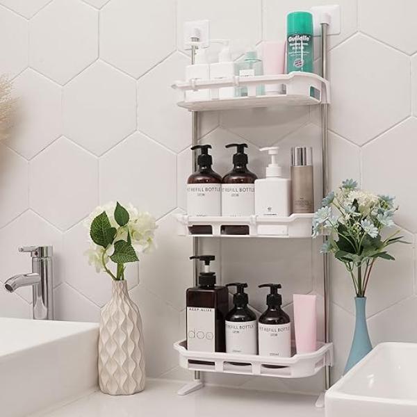 Multi-Layer Bathroom Shelf Modern & Space Saving Design!