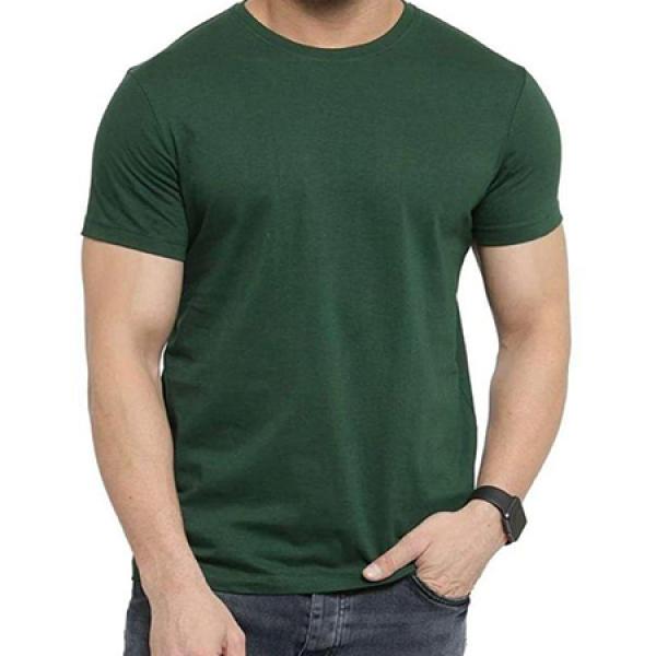 Solid Color Regular Fit T-Shirt