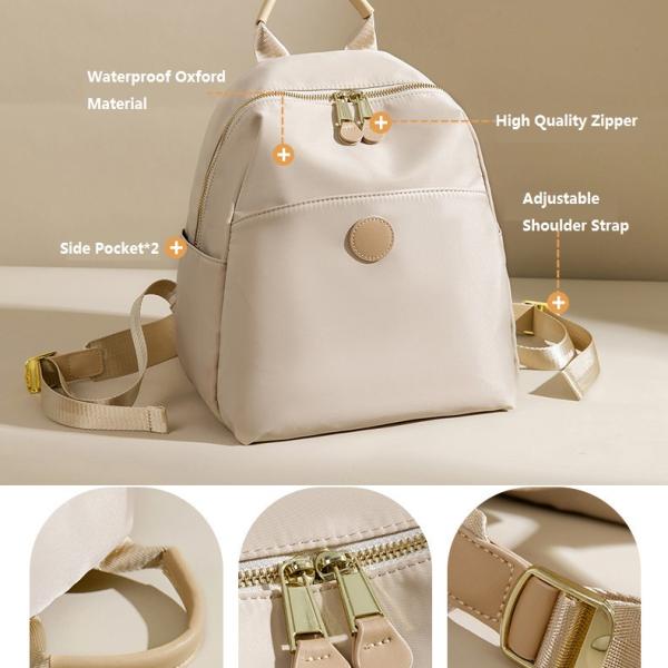 Women's High-Quality Nylon Fashion Backpack