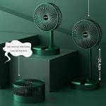 Portable USB Folding Fan – Retractable Floor Standing Fan
