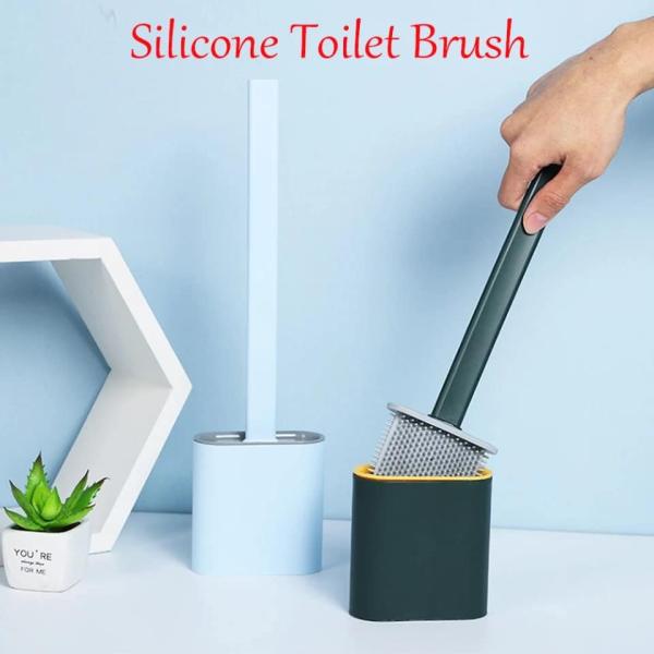 Flexible Silicone Toilet Brush – Hygienic & Efficient Cleaning Solution