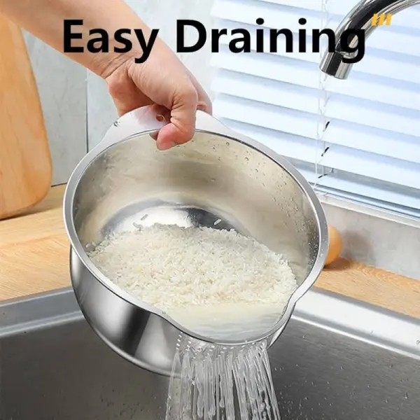 Vegetable & Rice Cleaning Basket – Efficient Kitchen Solution